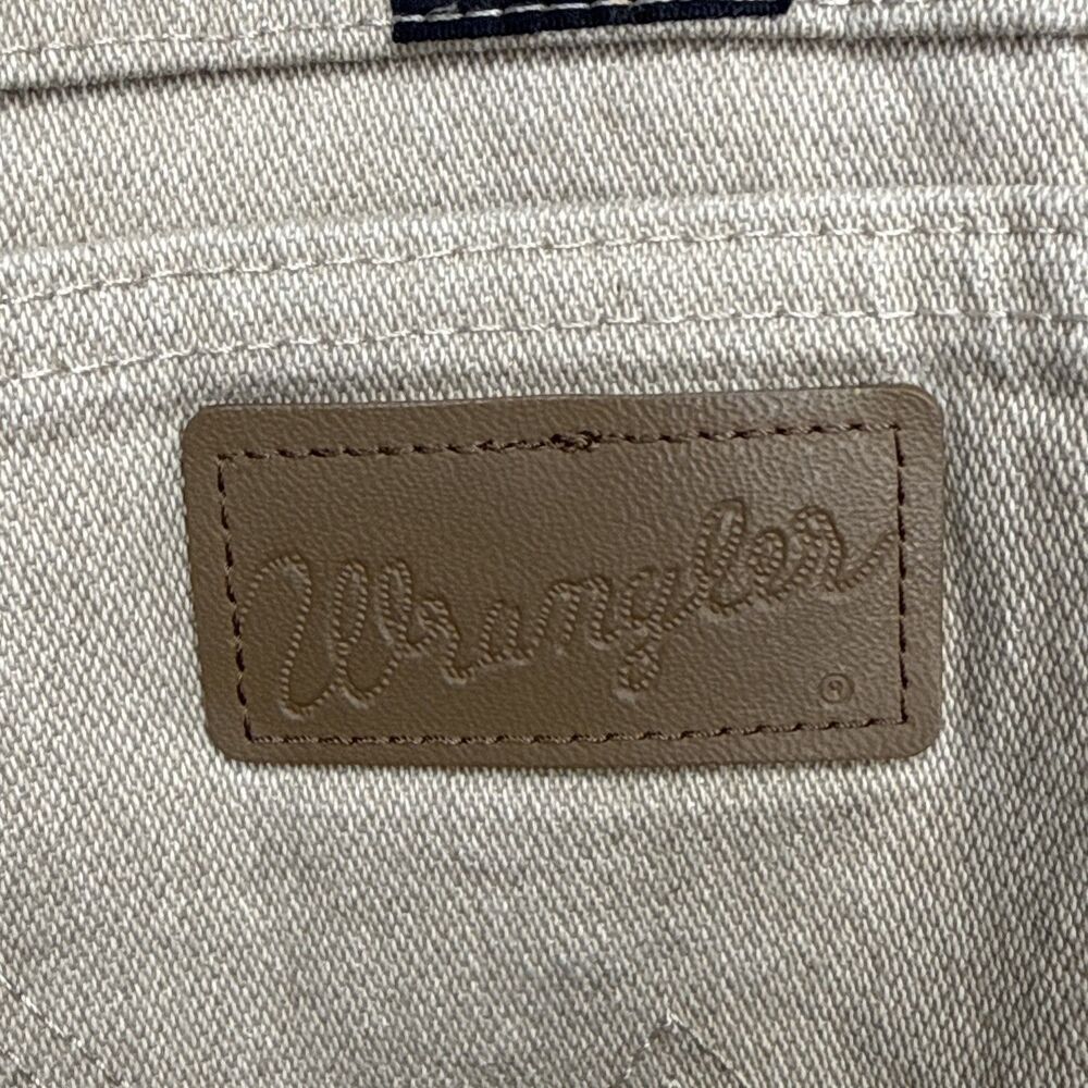 Wrangler Cowboy Cut Jeans Mens 36x34 Tan 936TAN Western Slim Fit Heavyweight Den - Picture 10 of 13